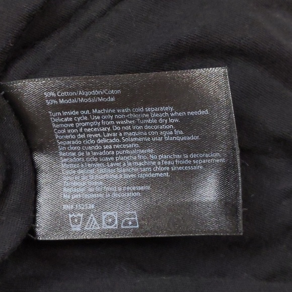 Peace Love World I am Love Graphic Tee Black S - Picture 4 of 8